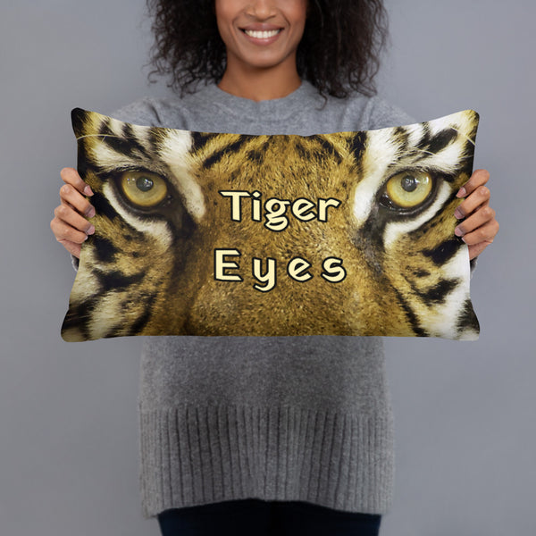 Tiger Eyes Tiger Pillow