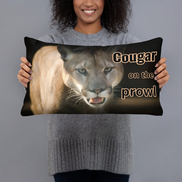 Cougar on the Prowl Pillow