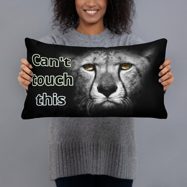 Can't Touch This Cheetah Pillow