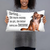 Gold-digger Dog Pillow