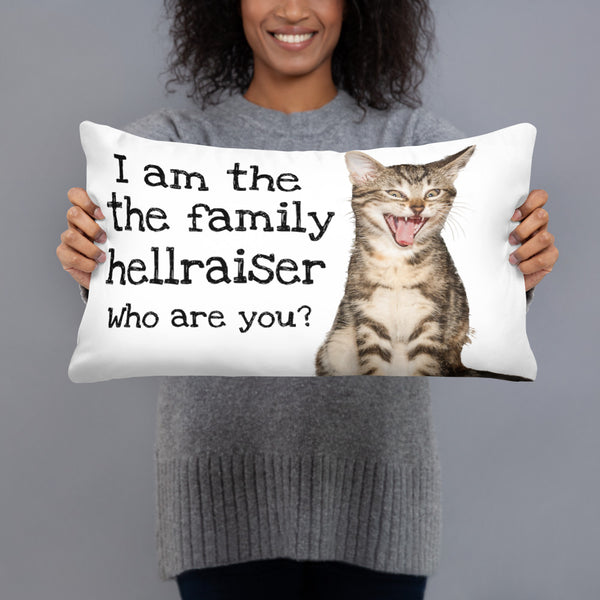 Family Hellraiser Cat Pillow