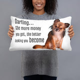 Gold-digger Dog Pillow