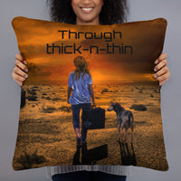 Thick-n-Thin Dog Pillow