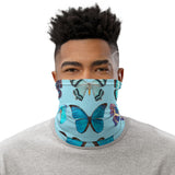 Blue Papiyon Neck Gaiter