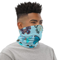 Blue Papiyon Neck Gaiter