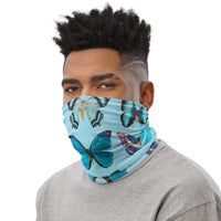 Blue Papiyon Neck Gaiter