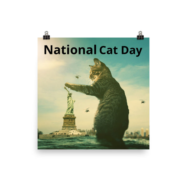 National Cat Day Poster