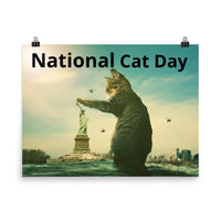 National Cat Day Poster