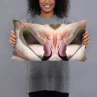 Flamingo Love Pillow