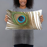 The Eye of Argus Peacock Pillow