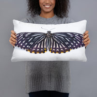 Fly in my Garden Butterfly Pillow