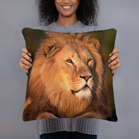 Proverbs 28:1 Lion Pillow