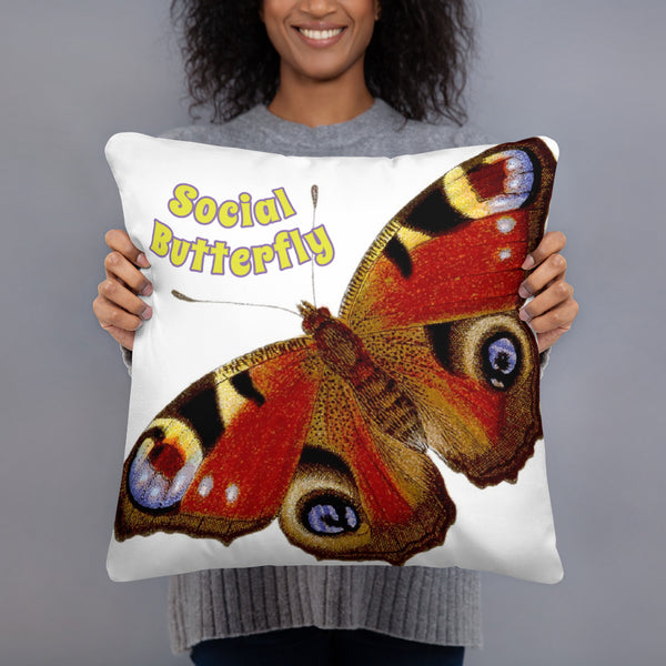 Social Butterfly Pillow