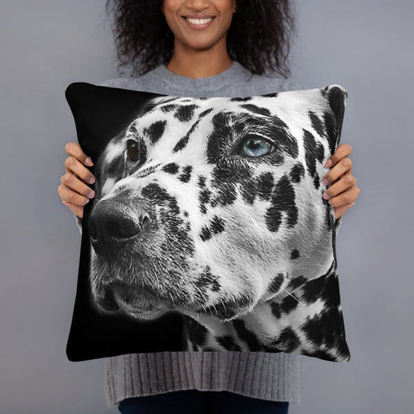 Dalmatian Portrait Pillow