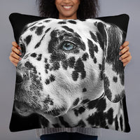 Dalmatian Portrait Pillow