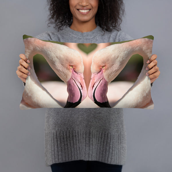 Flamingo Love Pillow