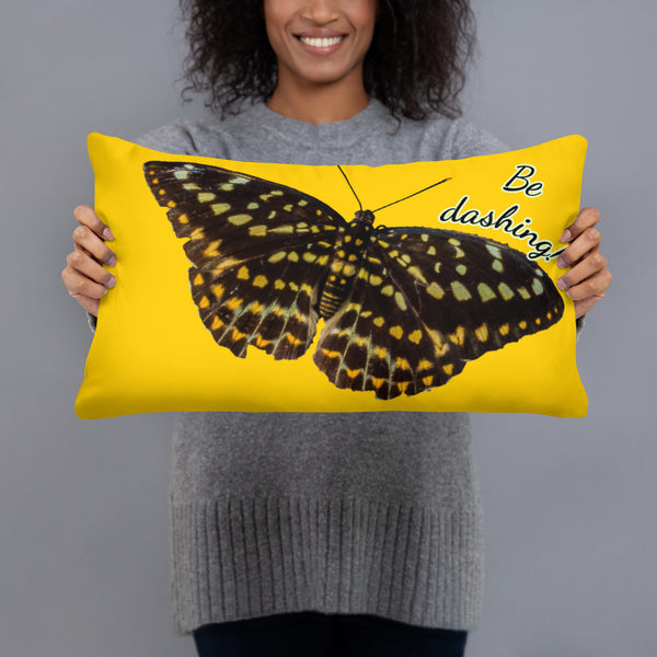 Be Dashing Butterfly Pillow