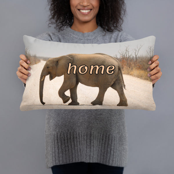 Home Elephant Pillow
