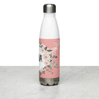 Aria Floral Stainless Steel Water Bottle: The Renee Collection