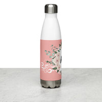 Aria Floral Stainless Steel Water Bottle: The Renee Collection