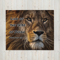 Lion of the Tribe of Judah Throw