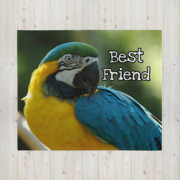Best Friend Macaw Throw