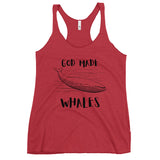 God Made Whales Racerback Tank